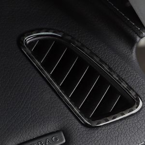 Autocollant en Fiber de carbone pour tableau de bord, couvercle de sortie de climatisation, cadre de garniture pour Mercedes classe C W205 C180 C200 GLC, accessoires