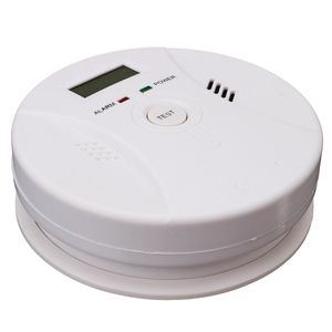 Detector de monóxido de carbono Humo Alarma de incendio Sensor combinado de sonido Funciona con pilas