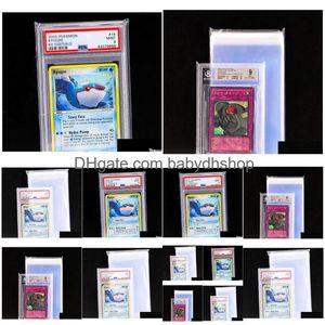 Card Games Resealable Graded Bags Sleeves Game 1 Pack Of 100Pcs Psa Beckett Screwdown Drop Delivery Toys Gifts Puzzles
