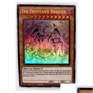 Jeux de cartes Yu Gi Oh 10000Ser Dix Mille Dragon Français Allemand Bricolage Colorf Jouets Loisirs Loisirs Collectibles Jeu Collection Cartes Drop Dhaj9