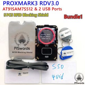 Carte new proxmark3 développe des kits de combinaison 3.0 Proxmark NFC PM3 RFID Reader Writer pour RFID NFC Card Copier Clone Crack 2 Port USB 512K