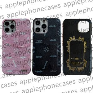 Funda para teléfono con bolsillo para tarjetas Funda de diseñador para iPhone para iPhone 15 14 Pro Max 13 12 11 XSmax XR 14Plus 13promax 12promax Fundas Samsung Galaxy S23 Ultra S22 PLUS S20 Funda móvil