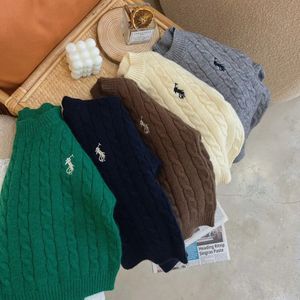 Cardigan tricoté pour enfants, pull-over en laine épaisse, pour garçons et filles, hauts pour vêtements en tricot, automne hiver, 231021