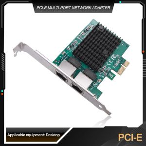 Cartes 1/2/4 port 2,5 Go PCIe Network Carte 2,5 Gigabit Ethernet Interface Adaptateur RTL8125BG PCI Express Ethernet LAN Adaptateur pour PC