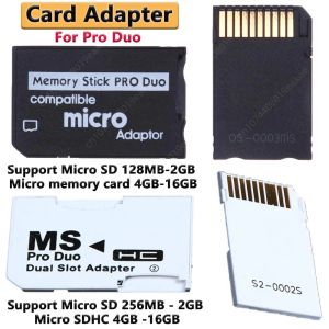 Cartes 13 PCS MINI MEMORY SD TF TO MS CARTE MEME MEMORY Stick Carte pour la carte PSP Adaptateur de slot Single / Dual 2 pour PRO DUO PLIG ET PLAY