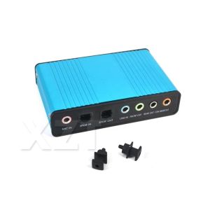 Cartes 1PCS Hot USB 2.0 Sound Carte 6 Channel 7.1 et 5.1 Optical External Audio Card Contrôleur SPDIF POUR Tablette de bureau pour ordinateur portable PC