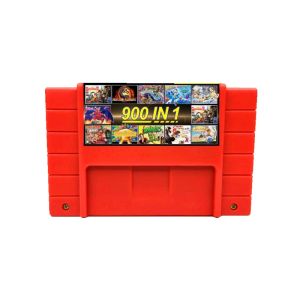Cartes diy 900 en 1 super multi-jeux rétro à 16 bits carte de jeu pour SNES VIDEOS GAME Console Cartridge USA Version Shell