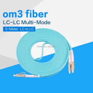 Cartes Fanmi 5 mètres LCLC 5M Multimode OM3 Câble à fibre Multimode Duplex Fibre optique Patch Patch