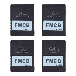 Cartes fmcb mcboot carte de démarrage MC gratuite v1.953 pour Sony PS2 PS 2 8 Mo / 16 Mo / 32 Mo / 64 Mo de carte de carte mémoire Accessoires