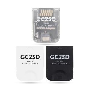 Cartes Adaptateur de carte mémoire GC2SD Micro Plug and Play Adaptateur de carte SD pour Nintendo Gamecube NGC et Wii Retro Video Game Console