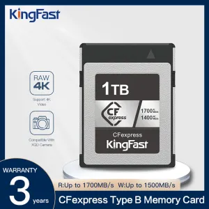 Cartes Kingfast Cfexpress Type B Carte mémoire 128 Go 256 Go 512 Go 1 To CF EXPRES