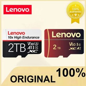 Cartes Lenovo 2 To 1 To Carte mémoire haute vitesse 256 Go 512 Go Flash SD 1TB Classe 10 Micro Carte 128 Go TF Carte pour téléphones Tablets Caméra