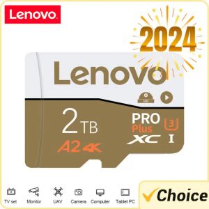 Cartes Lenovo Memory Carte Mini 128 Go Micro Carte Classe 10 256 Go U3 4K Ultra High Speed SD TF Flash Carte 512 Go 1TB 2TB pour le PC de l'appareil photo