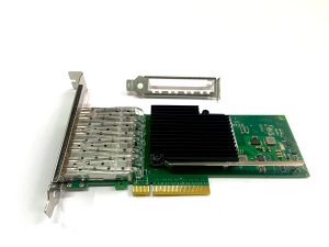 Tarjetas Nuevas tarjetas de red PCIe 10GB Intel X710da4 Quad SFP+ LC Port Ethernet LAN Adaptador Servidor X710DA4, PCIe X8, X16 para Windows Server