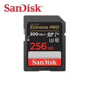 Cartes OriginalSankisk Memory Card Extreme Pro SDHC / SDXC SD Carte 32 Go 64 Go 128 Go 256 Go Class10 C10 U3 V30 UHSI 4K pour la caméra