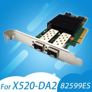 Cartes SP310 pour Intel X520DA2 E10G42BTDA 82599ES Port optique double 10G Gigabit Fiber Optic Network Carte PCIe Black Group Huinas