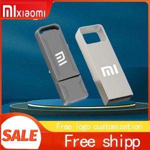 Cartes Xiaomi Drive flash de haute qualité étanche argentée à haute vitesse U Memoria CEL USB Stick 512 Go 1 Go 2 Go 2024 Nouveau