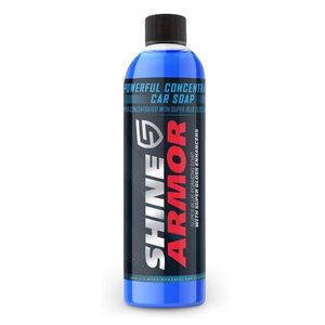 Productos para el cuidado SHINE ARMOR Car Wash Champú Jabón Limpiador Lavado de alta espuma, detallado, fórmula de cera de limpieza