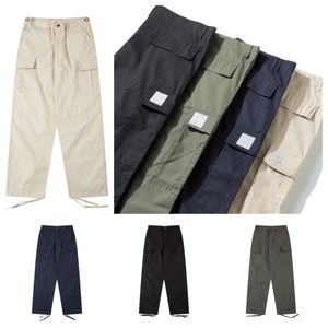 Pantalones de carga Pantalones de carga para hombres Pantalones de diseño Pantalones principales Estilo militar pesado, pantalones de piernas rectas múltiples de bolsillo de bolsillo y mujer