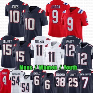 Matthew Judon Ezekiel Elliott Custom Football Jersey Gonzalez Tom Brady Mac Jones JuJu Smith-Schuster Kendrick Bourne Rhamondre Stevenson Mike Gesicki