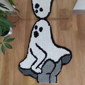 Carpets 2024 Creative Sexy Sexe Fat à main le tapis tufté Halloween Home Deco Rhalloween Living Room Bedroom Decor