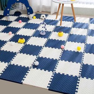 Alfombras 30 cm x 30 cm DIY Baby Puzzle Mat Play Kids Crawling Pad Soft Antideslizante Azulejos seguros Alfombras Piso Alfombra Decoración de la habitación Suministros para el hogar