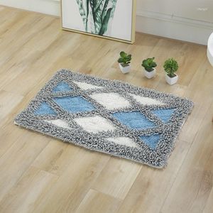 Alfombras alfombra absorbente de algodón alfombras decorativas para sala de estar/dormitorio felpudo de entrada alfombrilla lavable a máquina