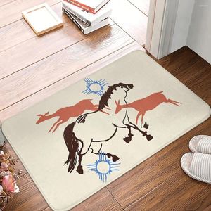 Carpets Cow Horse Cave Art Bathroom tapis tapis Home DoorMat Kitchen Carpet Decoration