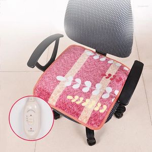 Tapis coussin chauffant électrique corps hiver tapis chaud lit coussin carré chaise de bureau siège assis mains fesses pieds chauffage