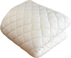 Alfombras colchón de futón de algodón pliegue plegable cama reclinable cama reclinable enrollado (rey blanco) alfombras para dormitorio