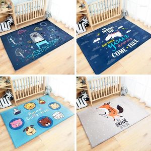 Tapis infantile brillant bébé jeu tapis enfants dessin animé tapis de tapis en daim gros tapis salon crawl chambre épaisse couverture m