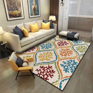 Alfombras estilo n￳rdico color geom￩trico alfombra memoria de espuma de espuma de dormitorio alfombras para sala de estar de felpudo alfombras de piso de cocina suave