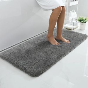 Alfombras Olanly suave baño alfombra de felpa absorbente de secado rápido alfombra de baño almohadilla de ducha protector de piso decoración antideslizante sala de estar dormitorio alfombra 231207