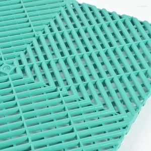 Tapis precio pp mettant le gazon synthétique vert 3x3 planchers de terrain de basket-ball carreaux en plastique chinois bonne qualité