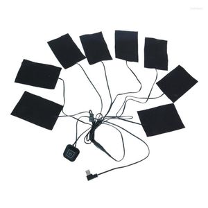 Tapis Chauffe-Vêtements USB Coussinets De Pâte À Chauffage Rapide Avec 3 Vitesses Réglables Garder Au Chaud Pour Gilet Veste Pull Hiver Tapis Chauffant Gadgets