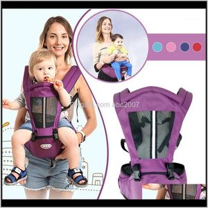 Portadores Eslingas Mochilas Equipo de seguridad Bebé, Niños Maternidad nacido Portador Canguro Niño Sling Wrap Portátil Infantil Hipseat Cuidado del bebé Wais