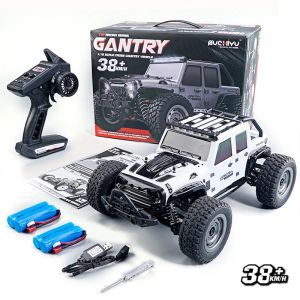 Voitures 1:16 Jeeps RC Offroad Car 2.4g Temote Control Véhicules 4x4 Drive Simulation avec LED Light Car Toys for Kids Gifts 38 km / H