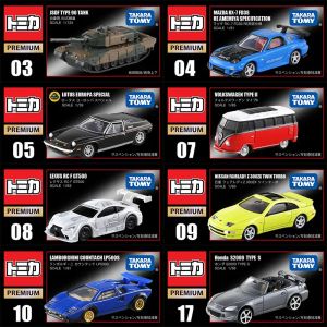 Voitures Takara Tomy Tomica Premium TP01TP40 CARS HOT POP 1:64 Jouets pour enfants Motor Diecast Metal Modèle