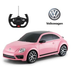 Voitures Volkswagen Pretty Pink RC Car 1/14 Scale Remote Control Car Model Radio Contrôled Auto Machine Toy Gift For Kids Girls