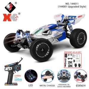 Voitures Wltoys RC Car 144011 1/14 4WD LED Toys 144001 Style amélioré Boys Remote Control Drift Off Road Game Racing Model Kids Gift