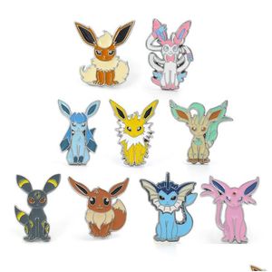 Accesorios de dibujos animados Anime Periférico Elf Insignia Pet Metal Gota de aceite Lindo Broche Regalo Películas Juegos Esmalte duro Pines Entrega Bebé Niños Ma Dhl8W