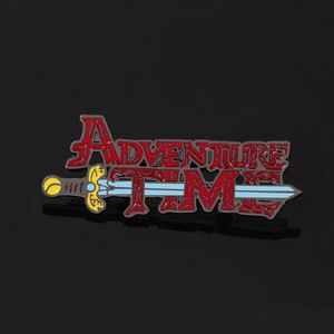 Accessoires de dessin animé Fantasy Experience Adventure Time Scarlet Sword Épingle en émail pour enfants Badges Powerf Vestes en cuir Chapeau Sac Mode Dhtad