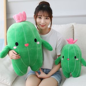 Jouets de dessin animé, poupées en peluche douces pour enfants, cadeaux d'anniversaire et de noël, poupées d'oreiller Cactus de 25cm