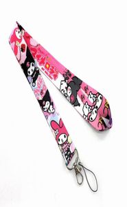 Cartoon Cinnamoroll My Melody Anime Lanyard For Keys ID Card Gym Stracts de téléphone mobile USB HAUTER DIY HONG ROPE LARIAT KEYCHAI4131152