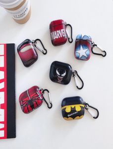 Cartoon Ironman Superman Spider High Quality Case pour AirPods Pro Accessoires Earbuds sans fil Bluetooth Earphone Protection Cover8810238