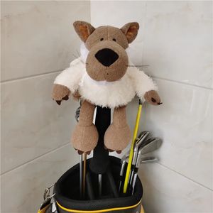 Funda para cabeza de conductor de golf con dibujo de lobo, cubierta para cabeza de madera de 460cc, gran stock, caída 240112