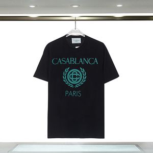 casab blanca tee graphique mode t-shirt décontracté hommes femmes casablanc chemise été tee chemises de créateurs hommes marque designer col rond manches courtes homme hauts taille S--3XL