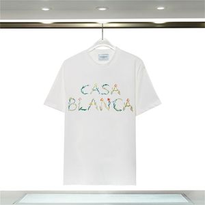 Chemises Casablanca Hommes Designer T-Shirts Printemps Été Nouveaux Styles Star Castle Manches Courtes Casa Hommes Imprimer T-Shirts Tennis Club US Taille S-XXL