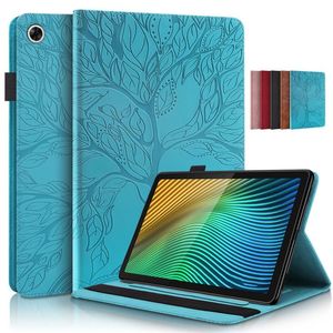 Case de boîtier pour Realme Realmi Pad REALMEPAD Mini 2022 3D Tree en relief stand Soft TPU Back for Realme Pad Mini Tablet Cover + stylo