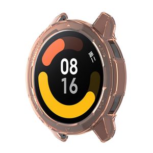 Étui pour Xiaomi Mi Watch S1 Active Smart Watch TPU TPU Soft Silicone Cover Bumper pour MI Watch Color 2 Protector Frame Shell